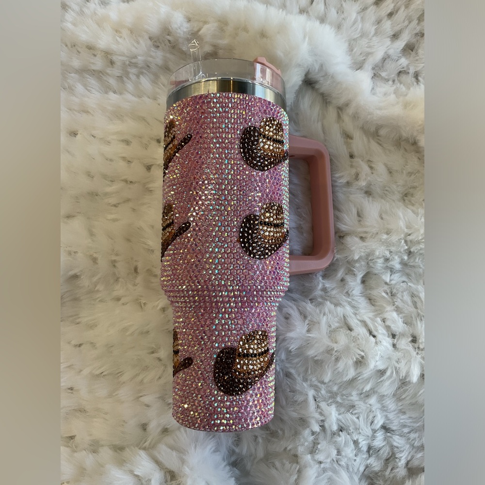 40oz rhinestone tumbler